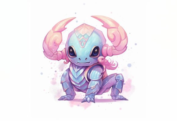 Adorable Scorpion Kawaii Art for Your Projects