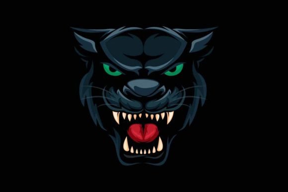 Black Panther Beast Animal Head Mascot: A Bold Visual Identity