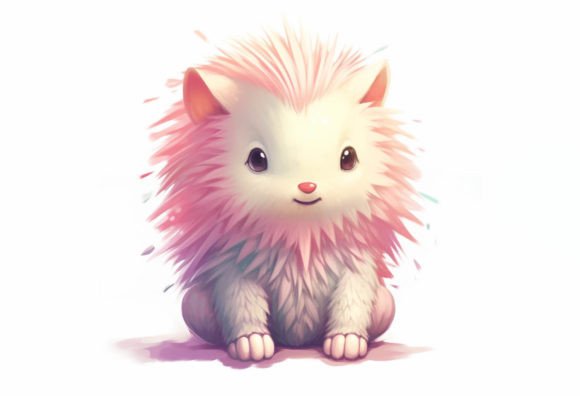 Charm Your Audience with Porcupine Kawaii Animal Art