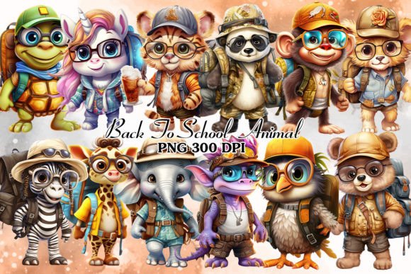 Creative Energy: The Back To School Animal Clipart Bundle