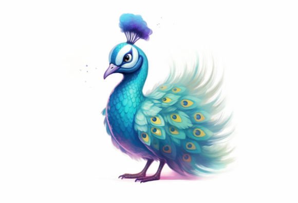 Peacock Kawaii Animal: A Creative Guide for Artists