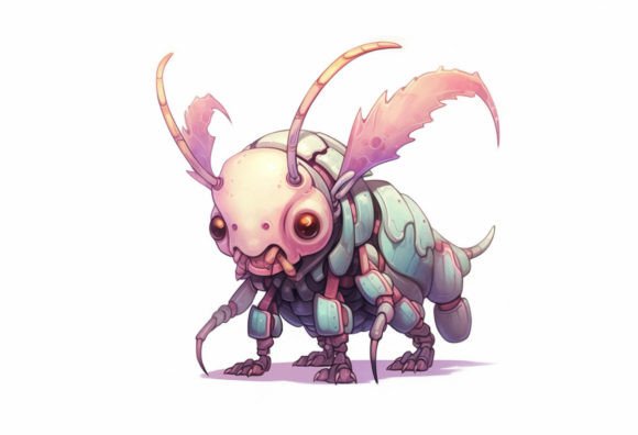 Roach Kawaii Animal: A Playful Twist on Insect Design