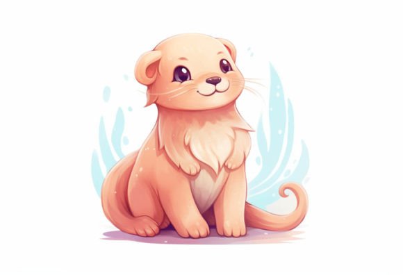 Sea Lion Kawaii Animal: A Digital Art Asset for Modern Creators