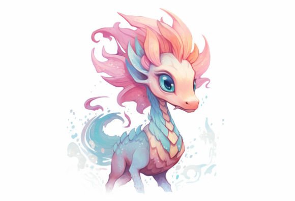 Seadragon Kawaii Animal: Beyond Cute, A Versatile Design Asset