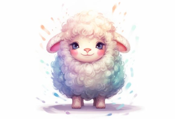 Sheep Kawaii Animal: A Delightful Asset for Modern Creators