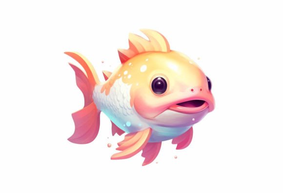 Trout Kawaii Animal: Your Go-To Adorable Asset