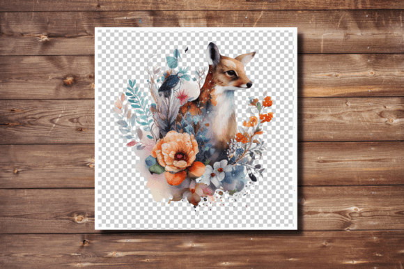 Watercolor Animal Portrait with Floral: A Designer's Guide